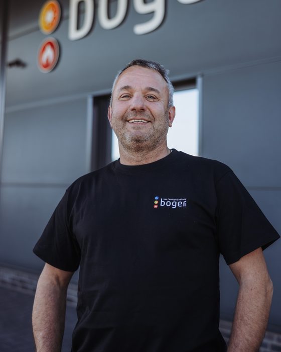 Mitarbeiterin oder Mitarbeiter der Boger Haustechnik